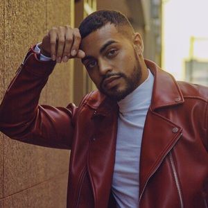 ZARA Red Faux Leather Moto Jacket L